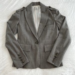 DVF Grey wool blend blazer